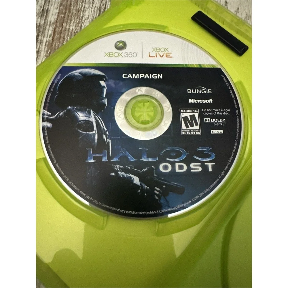 Xbox 360 Halo 3 ODST +Manual 2-Disc Set Xbox Live 2009 Used